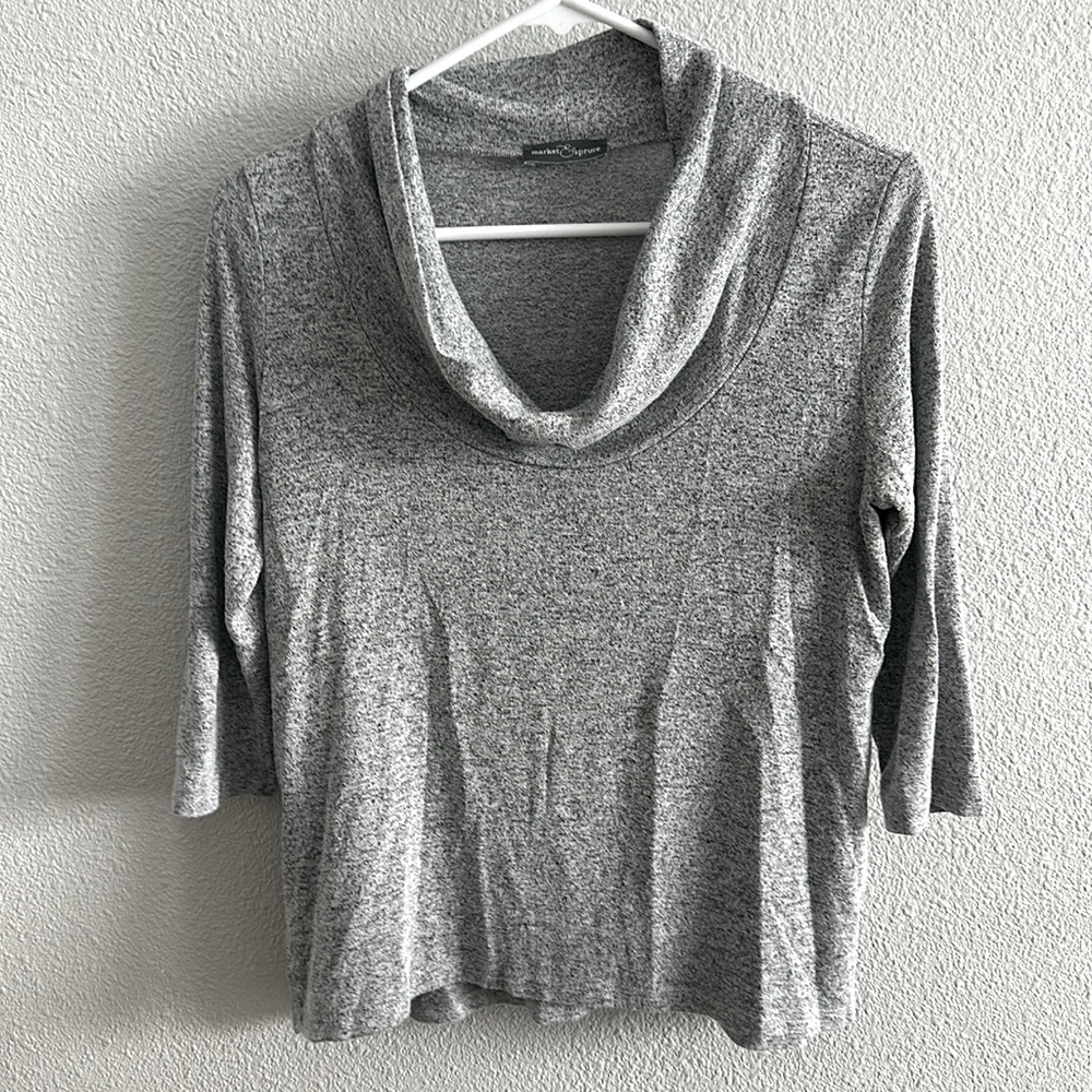 Market & Spruce Cowl Neck Sweater